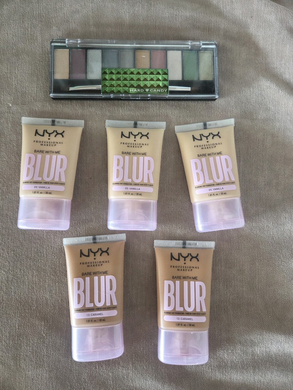 NYX Professional Makeup Bare With Me Blur Lot - Vanilla & Caramel Shades new